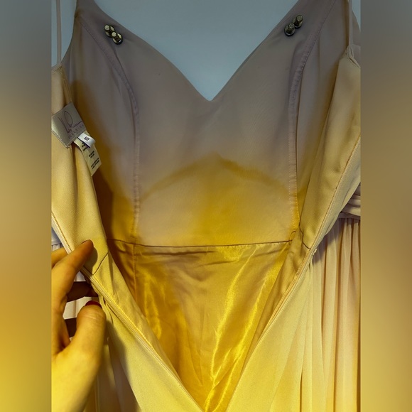 Hayley Paige Blush Bridesmaid Dress - Style 5951 - Picture 5 of 6